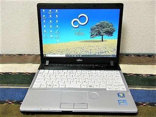綺麗/12.1型液晶/軽量1.28kg♪/バッテリー長時間♪/高性能Core i5/光速☆彡新品✨SSD120GB(メーカー保証付き)/メモリ8GB♪/すぐ使えるWin10メディア作成ツール付/すぐ繋がるWi-Fi/MS Office✎/FUJITSU LIFEBOOK P771/D