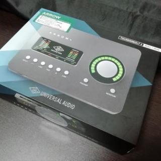 universal audio arrow + thunderbolt3ケーブル