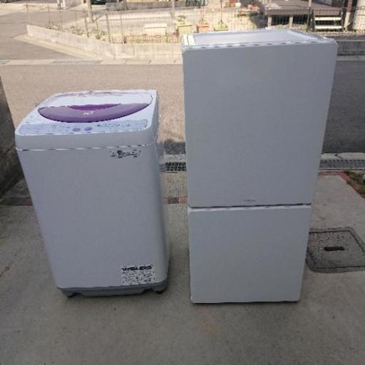 2013年製 洗濯機、冷蔵庫セット 4.5kg、110L
