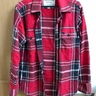 Abercrombie&Fitch(アバクロ) 赤チェックシャツ 