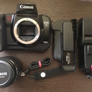 Canon EOS5  値下げ！一眼レフ フィルム カメラ レン...