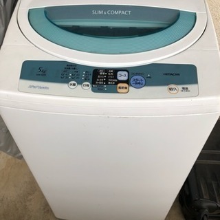 【6/2まで】2010年製 日立 洗濯機 5kg 【取りに来れる...