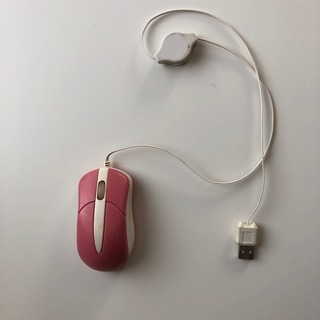 パソコンマウス　小型（伸縮光学式）