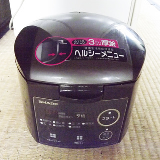 SHARP 炊飯器 KS-HA5-B 3合炊き 2008年製 シ...