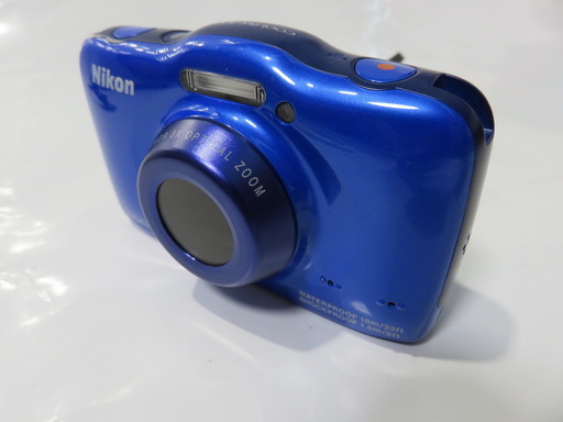 Nikon CoolPix S32 ブルー ニコン クールピクス 1回使用のみ　ほぼ新品！！