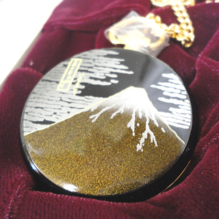 新品 本金蒔絵 懐中時計 「匠」富士山 南山工房 ALBA製 伝統工芸 札幌市 白石区 東札幌 新品 本金蒔絵 懐中時計 「匠」富士山 南山工房 ALBA製 伝統工芸 札幌