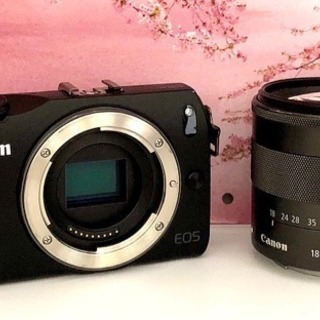 ⭐︎その一瞬を永遠に♪⭐︎キャノン EOS M ブラック レンズキット