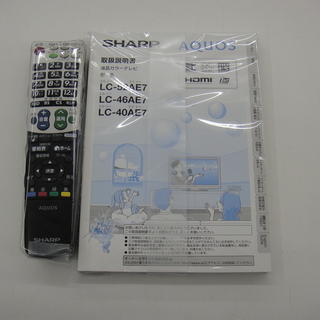 シャープ 40型液晶テレビ アクオス LC-40AE7