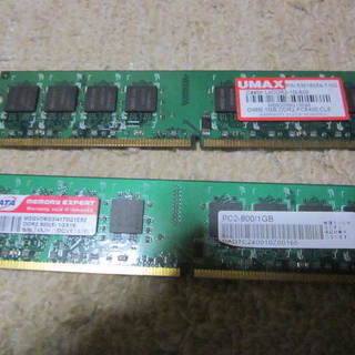 デスクトップ用メモリー　DDR2-800  PC6400  1G...