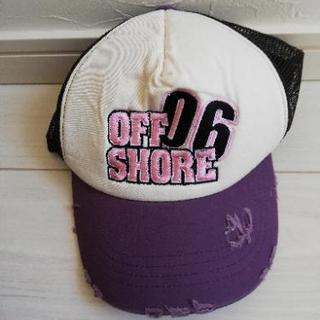 紫色のキャップ(帽子)
