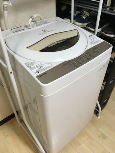 東芝 5kg 全自動洗濯機 AW-5G3 2016年製
