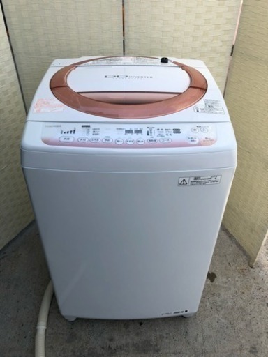 ファミリータイプ8kg洗濯機☝️