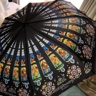 【新品未使用】ストラスブール大聖堂 折畳み傘