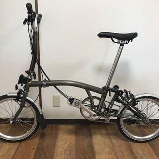 美車 未使用品 BROMPTON ブロンプトン M6L RAWカラー 折畳み ミニベロ フォールディングバイク2018