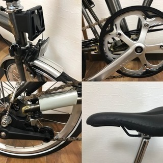 美車 未使用品 BROMPTON ブロンプトン M6L RAWカラー 折畳み ミニベロ フォールディングバイク2018