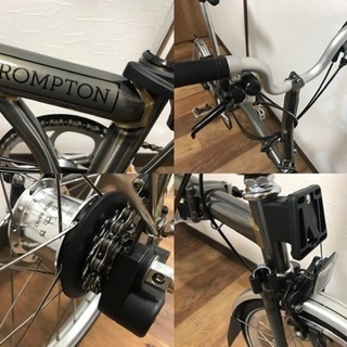 美車 未使用品 BROMPTON ブロンプトン M6L RAWカラー 折畳み ミニベロ フォールディングバイク2018