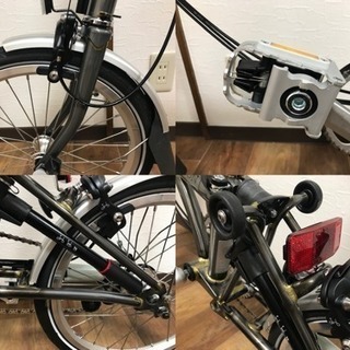 美車 未使用品 BROMPTON ブロンプトン M6L RAWカラー 折畳み ミニベロ フォールディングバイク2018