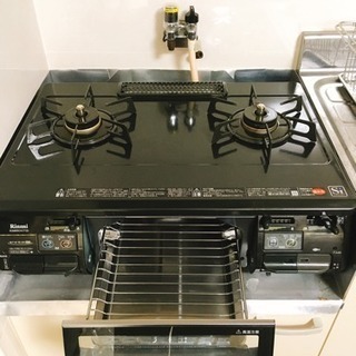 都市ガス】リンナイ 水無し両面焼きグリル ガステーブル