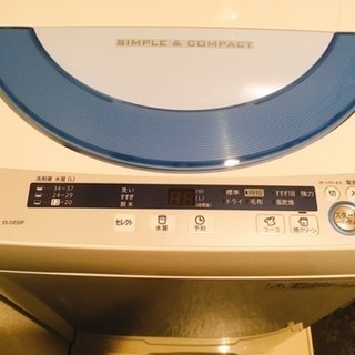 美品】シャープ 全自動洗濯機 5.5㎏ 2014年製
