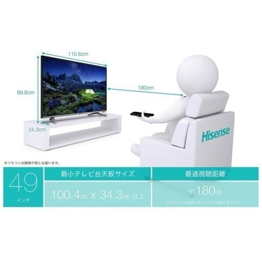 49V型 液晶テレビ！購入して数日