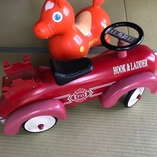 乗用玩具 HOOK&LADDER消防車とロディ(取引中)