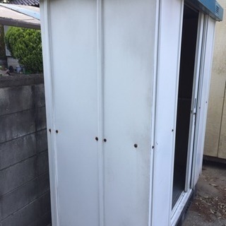 中古物置 鍵付 倉庫 収納 H1900×1850×800