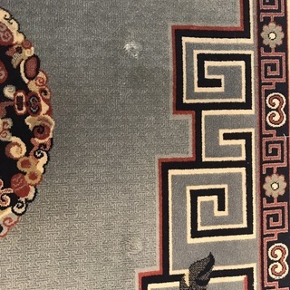 年代物　絨毯　CZECHOSLOVAKIA製