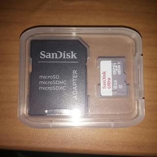 SanDisk Ultra 8GB メモリー (美品) + アダプター