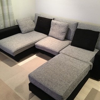 アルモニア ソファ オットマン付 右カウチタイプ