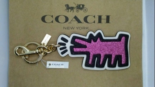 COACH x KEITH HARING クレイジードッグ キーホルダー
