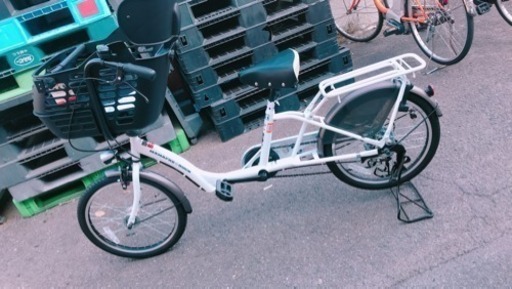 子供乗せ 自転車 前乗せ 前子供乗せ 白