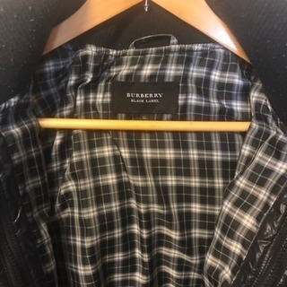 バーバリーブラックレーベル 中綿ライナー付ダウンジャケット size LL