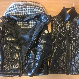 バーバリーブラックレーベル 中綿ライナー付ダウンジャケット size LL