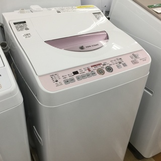 安心の6ヶ月保証付！2015年製 SHARPの洗濯機です！