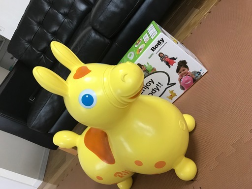 ☆乗用玩具☆RODY ロディ/ベビーピンク/剥げあり/本体のみ