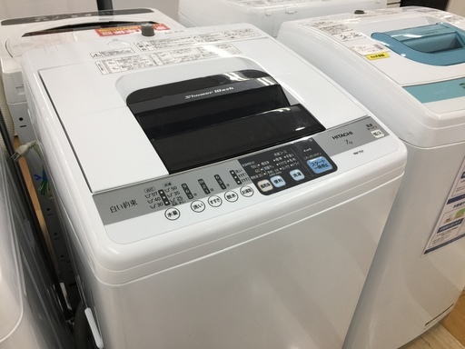 安心の6ヶ月保証付！2014年製HITACHIの7.0kg全自動洗濯機です！