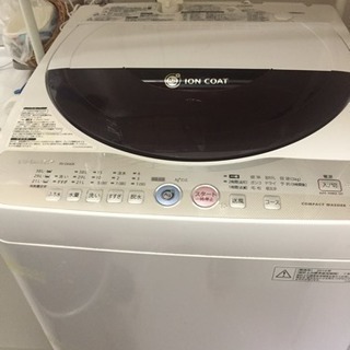 決まりました　シャープ全自動電気洗濯機 ES-GE60K 2010年制