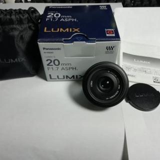 単焦点パンケーキレンズ LUMIX G 20mm/F1.7 AS...