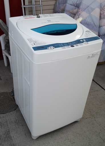 《姫路》東芝☆全自動洗濯機5kg白い約束☆AW-50GK☆2012年製【美品/超買】