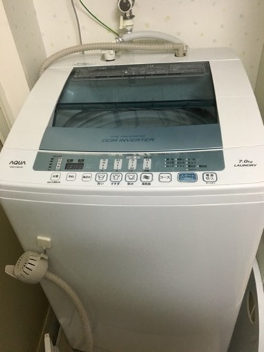 春夏新作 AQUA 2016年型 7kg 洗濯機 洗濯機