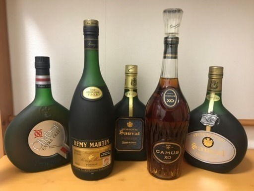 未開封 古酒 ブランデー 5本セット