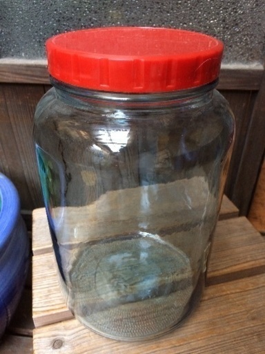 昭和レトロ 昔の海苔のガラス瓶 メダカ鉢にも ばんでぃー 名古屋の家庭用品 ガーデニング の中古あげます 譲ります ジモティーで不用品の処分
