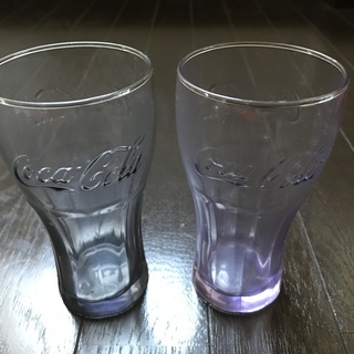 コークグラス（コンツアーグラス）２個セット【未使用品】コカ・コー...