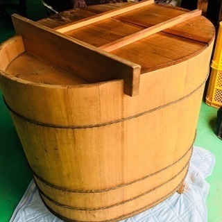 木製昭和レトロお風呂 未使用品 値引しました！
