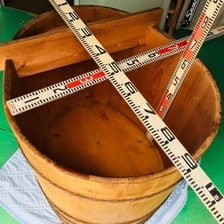 木製昭和レトロお風呂 未使用品 値引しました！