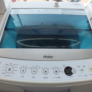 美品 ハイアール 5.5Kg 2018年製洗濯機JW-C55A ￥19,800- 家電