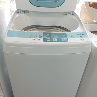 手稲リサイクル 日立 5.0Kg 2014年製洗濯機NW-5SR ￥16,000-