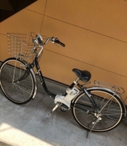 パナソニック 26インチ 黒 充電器付き 電動自転車