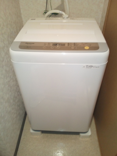 全自動洗濯機　パナソニック　5kg　NA-F50B11-S　取説　販売店保証の残り3年弱付