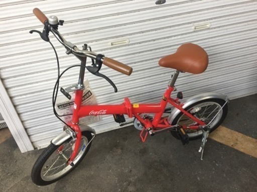 折りたたみ自転車 16インチ レッド
